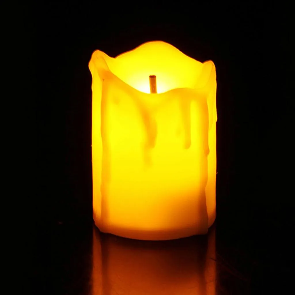(6Pcs) LED Candles Flameless LED Candle Light Battery Operated Tea Light