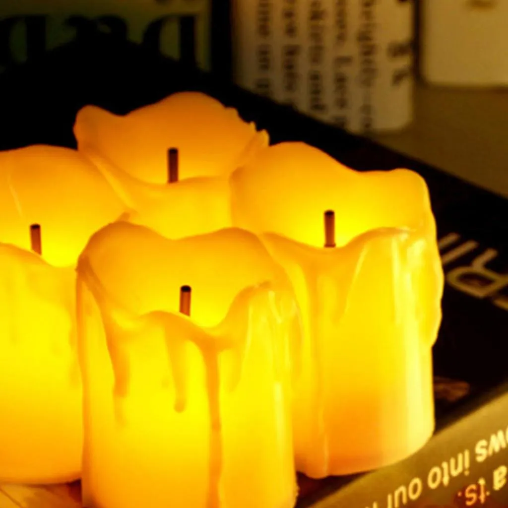 (6Pcs) LED Candles Flameless LED Candle Light Battery Operated Tea Light