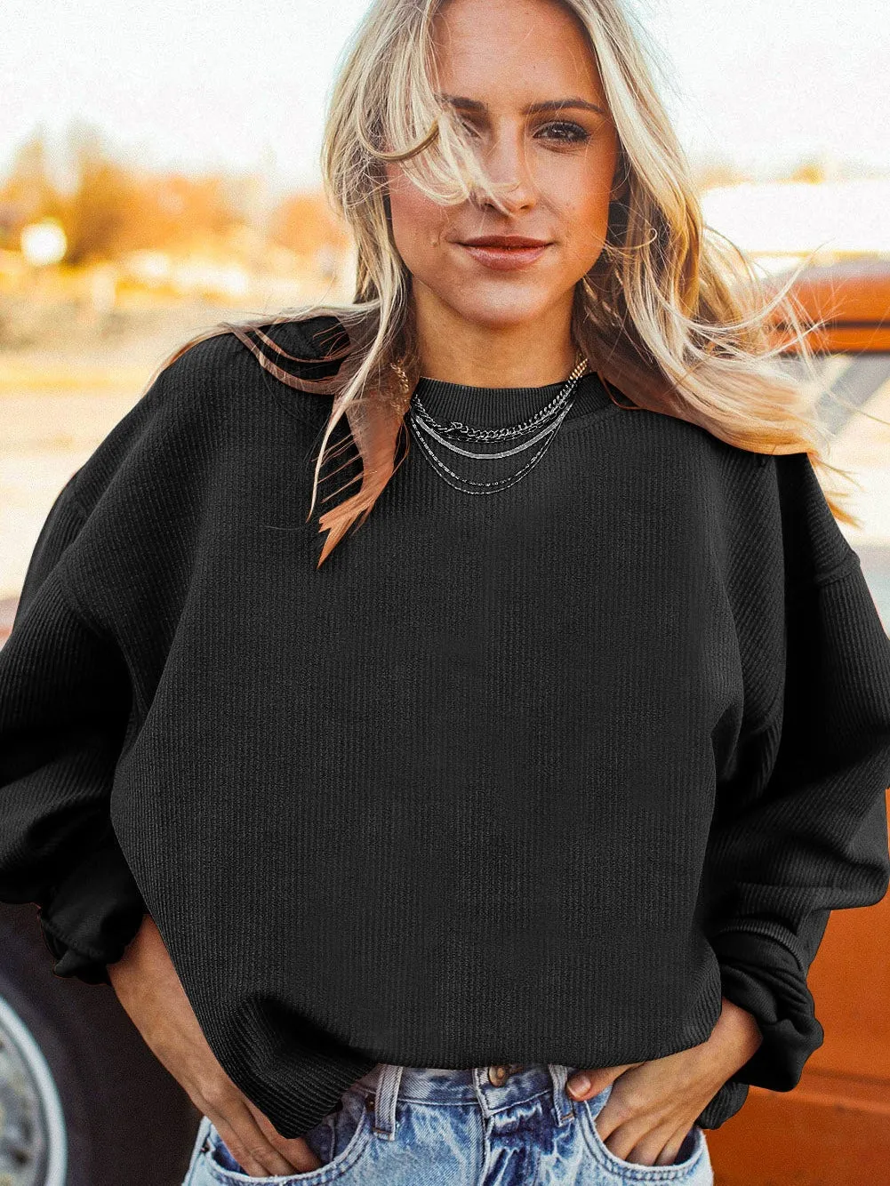 All-Match Casual Knit Top
