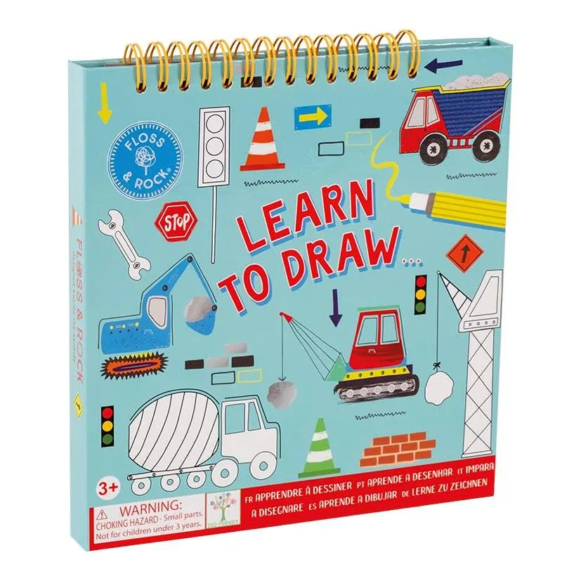 Arts and Crafts |Construction Learn To Draw Art Set Activity Book| Floss and Rock