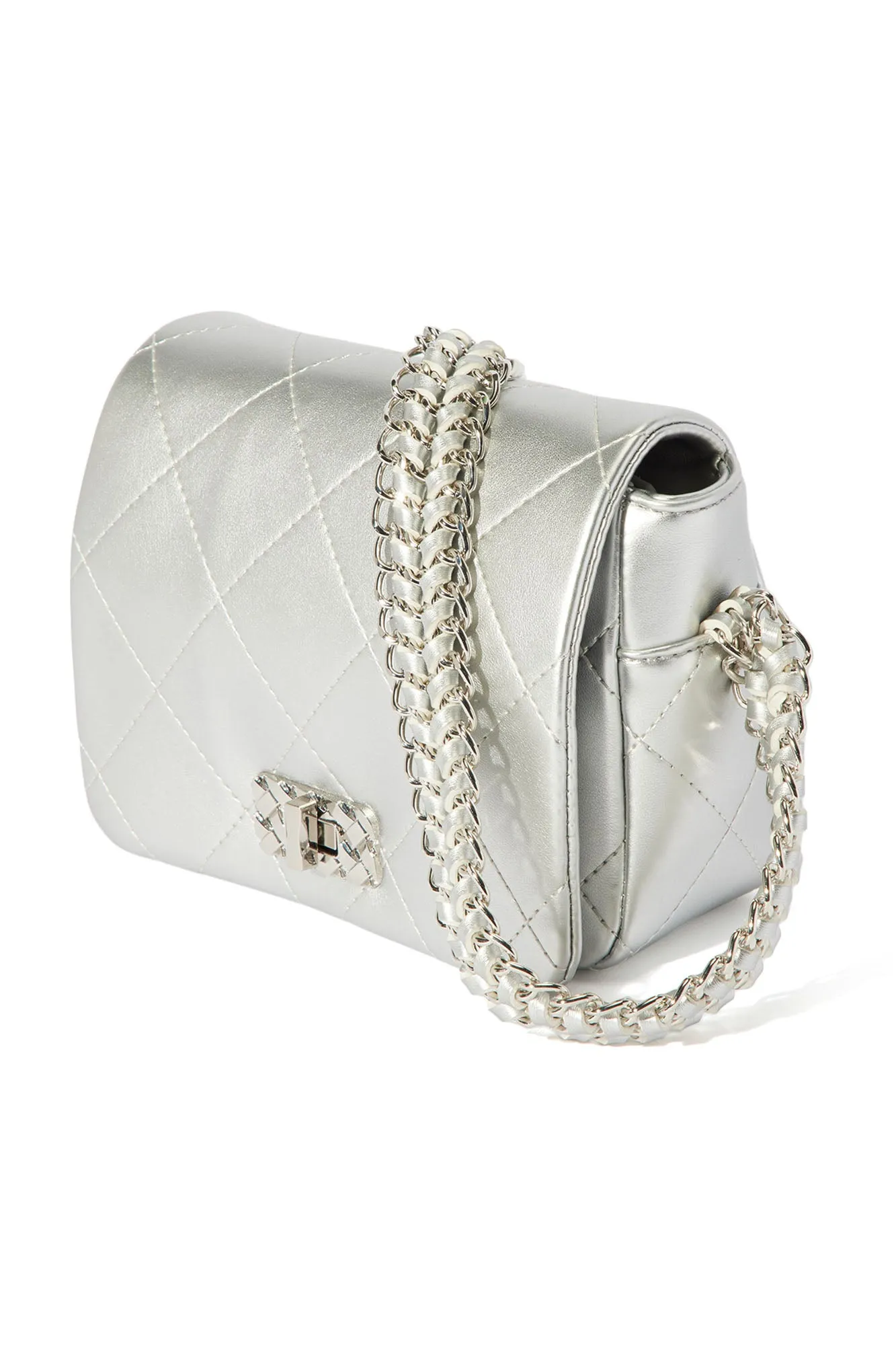 Belongs To Me Handbag - Silver