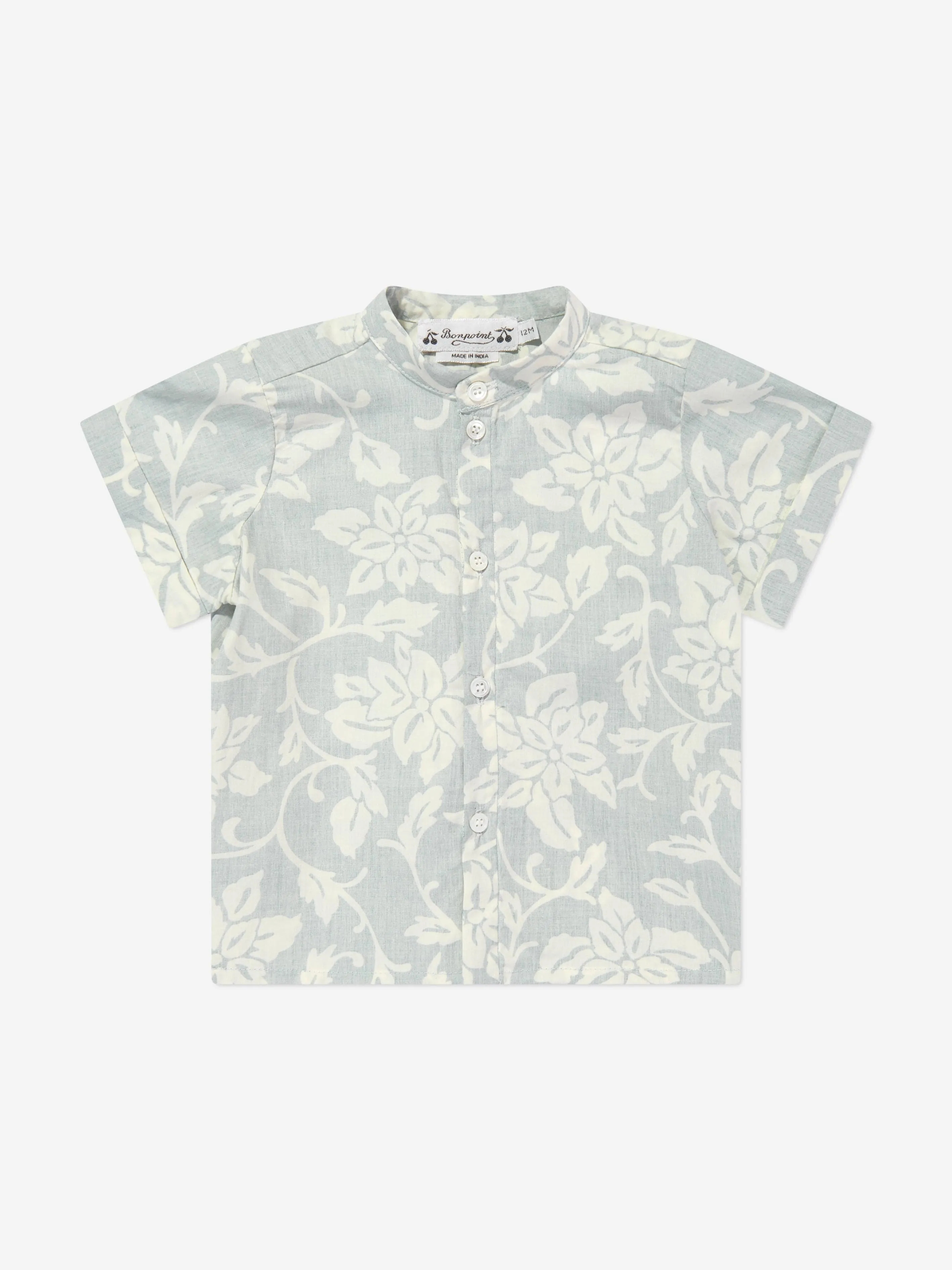 Bonpoint Baby Boys Calum Shirt in Green