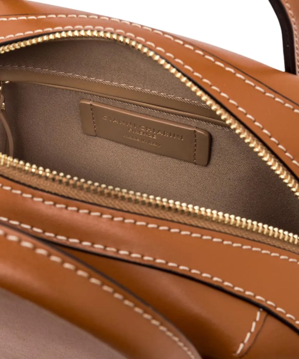 Borsa Bowling Sabrina in Pelle Liscia