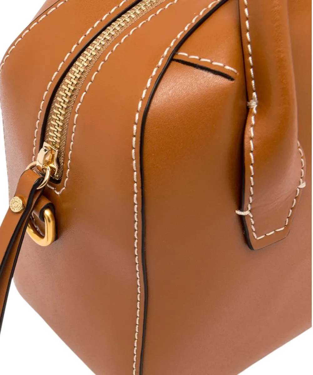 Borsa Bowling Sabrina in Pelle Liscia