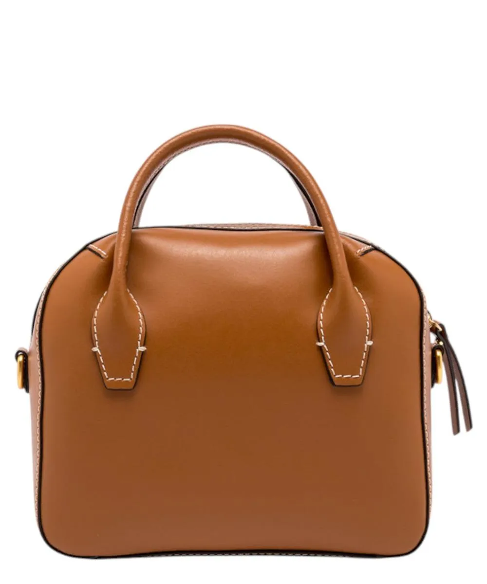 Borsa Bowling Sabrina in Pelle Liscia