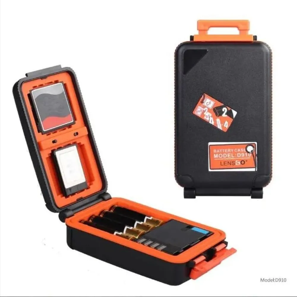 Camera Waterproof Battery Box for Canon Lp-e6 Lp-e17 Sony Np-fw50 Np-fz100 Nikon En-el17 Battery Sd Cf Xqd Memory Card Case