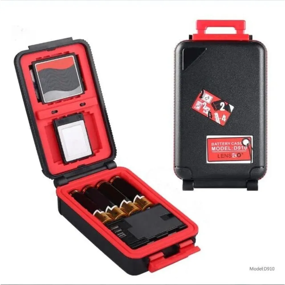 Camera Waterproof Battery Box for Canon Lp-e6 Lp-e17 Sony Np-fw50 Np-fz100 Nikon En-el17 Battery Sd Cf Xqd Memory Card Case