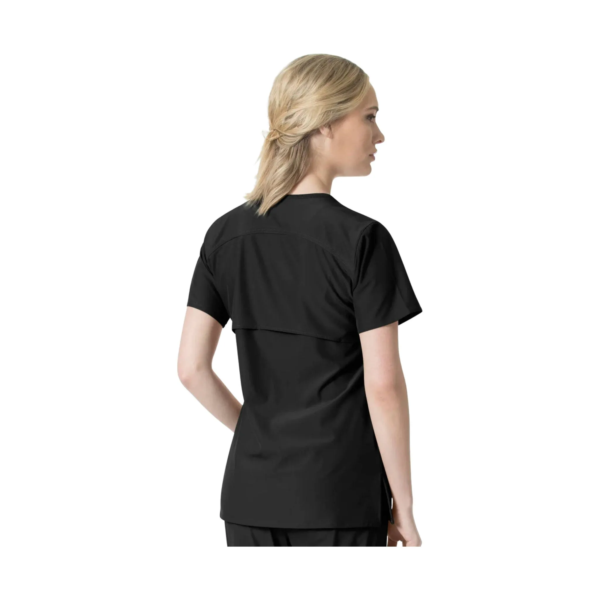 Carhartt Force Women's Liberty Multi Pocket V Neck Scrub Top - Black