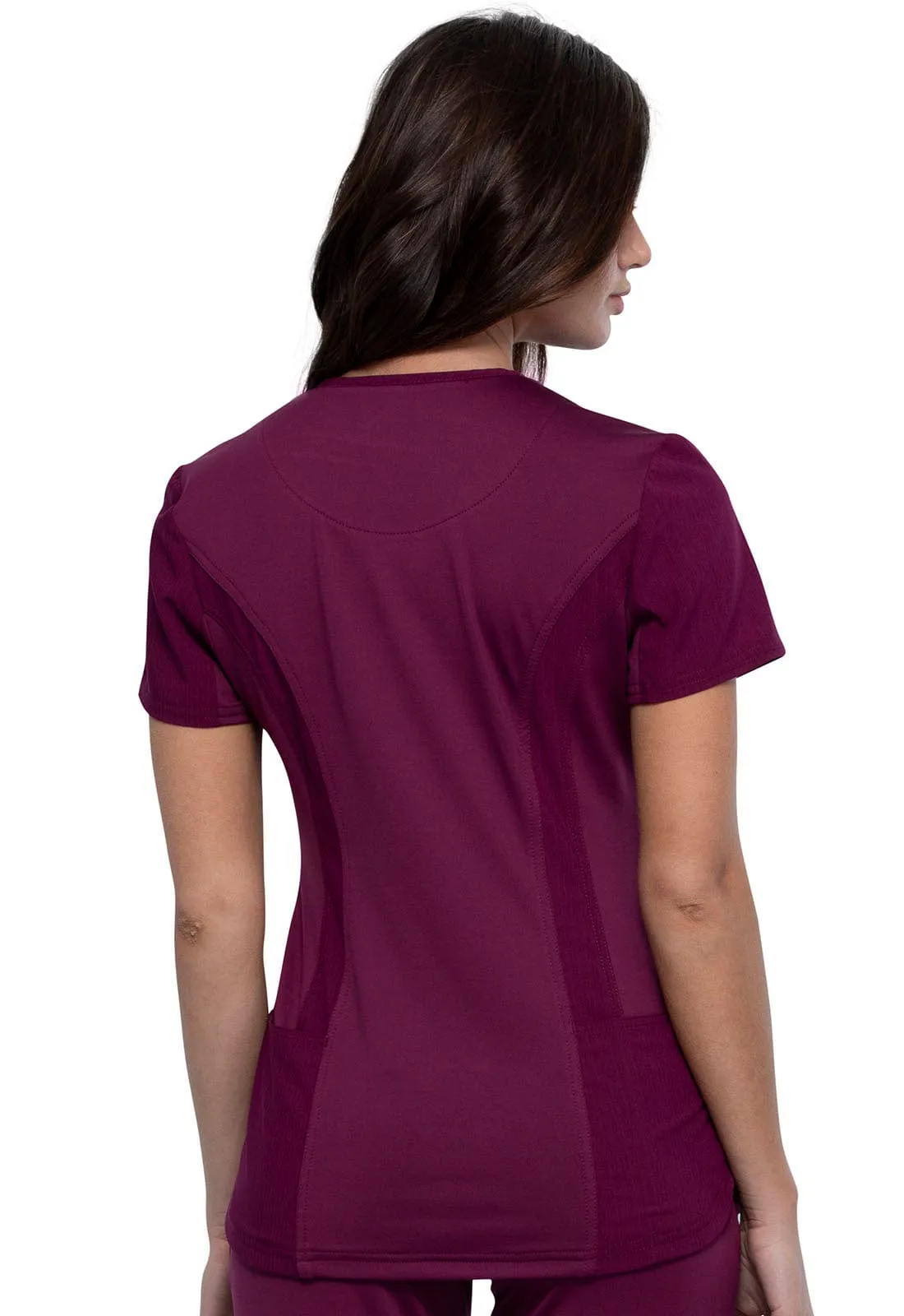 Cherokee Statement V-Neck Top Wine CK876WIN