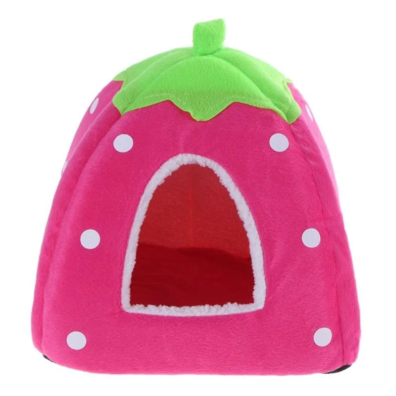 Compact Folding Berry-Shaped Pet House
