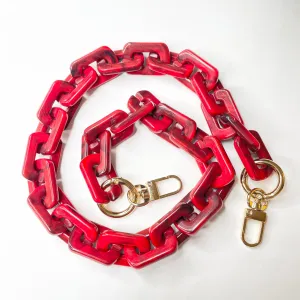 Convertible Ashley Acrylic Red Strap