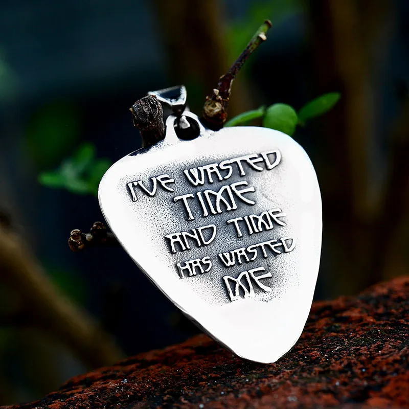 Custom Retro Trilobite Titanium Steel Pendant for Men - Unique Lettered Accessory