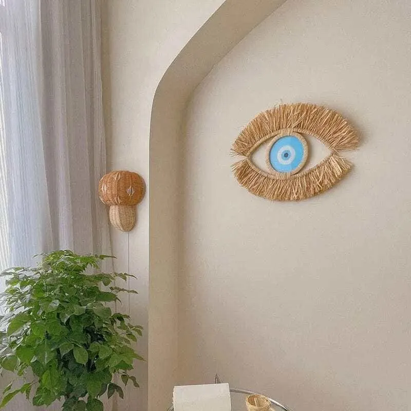 Evil Eye Woven Wall Art