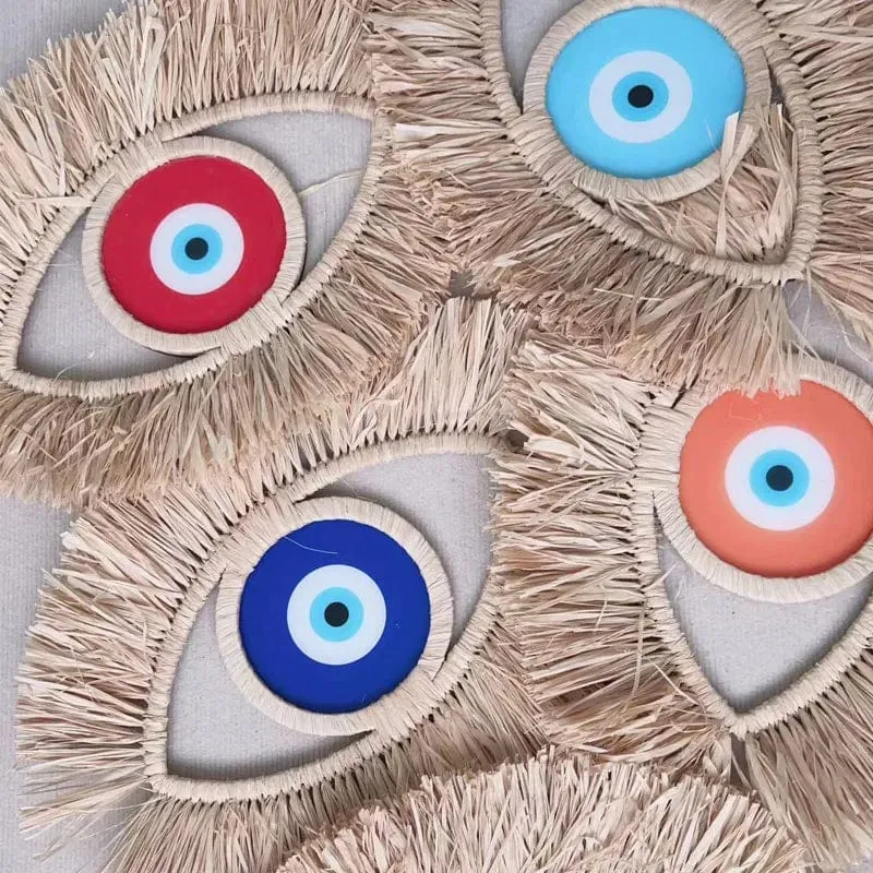 Evil Eye Woven Wall Art
