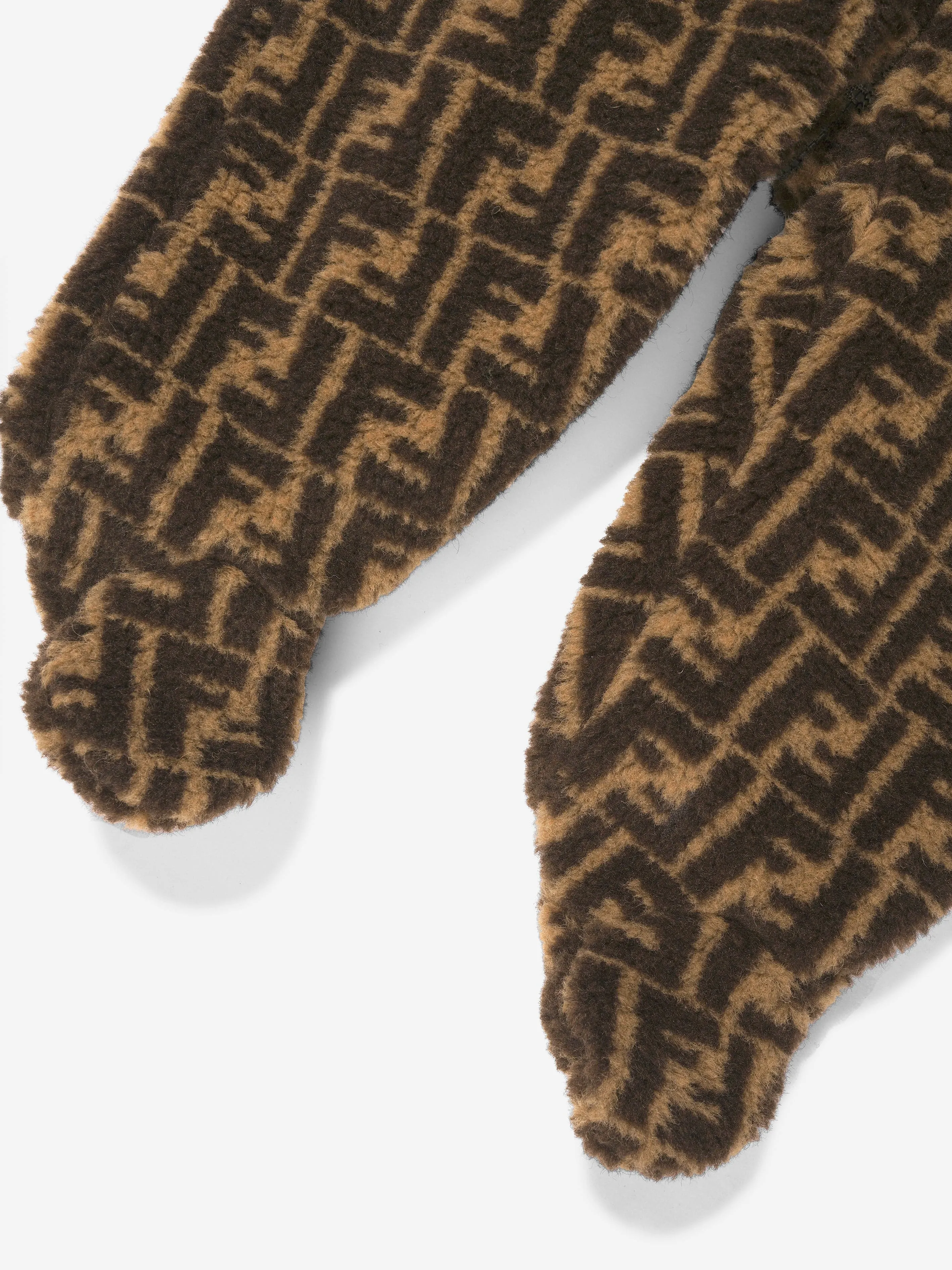 Fendi Baby Wool Logo Bear Coverall