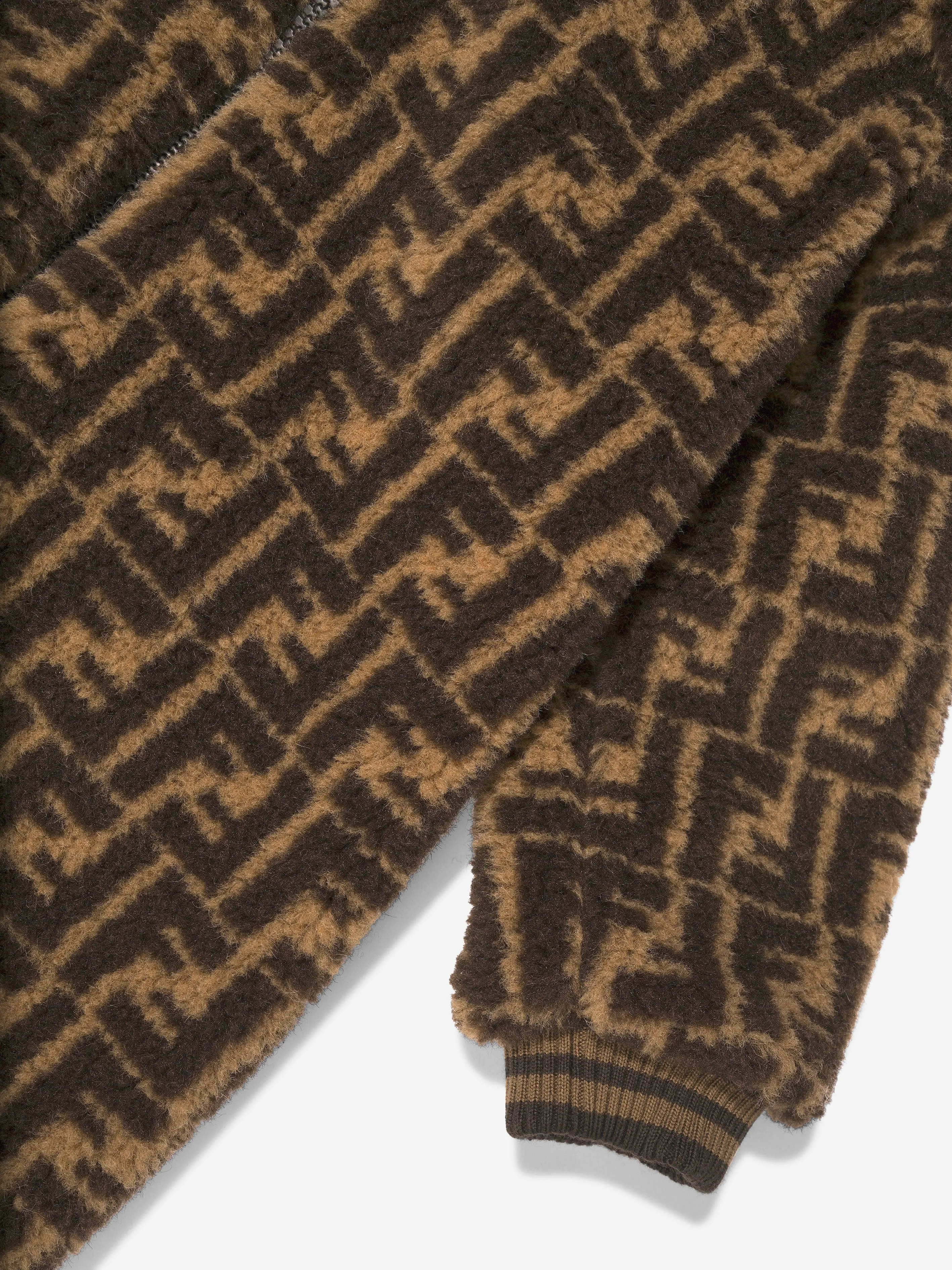 Fendi Baby Wool Logo Bear Coverall