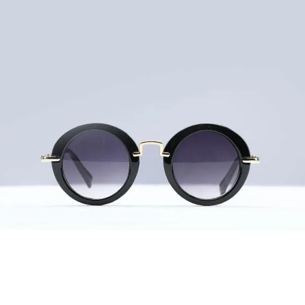 GIRLS TRENDY FASHION SUNGLASSES - BLACK