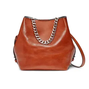 Kate Medium Convertible Bucket Bag (Acorn)