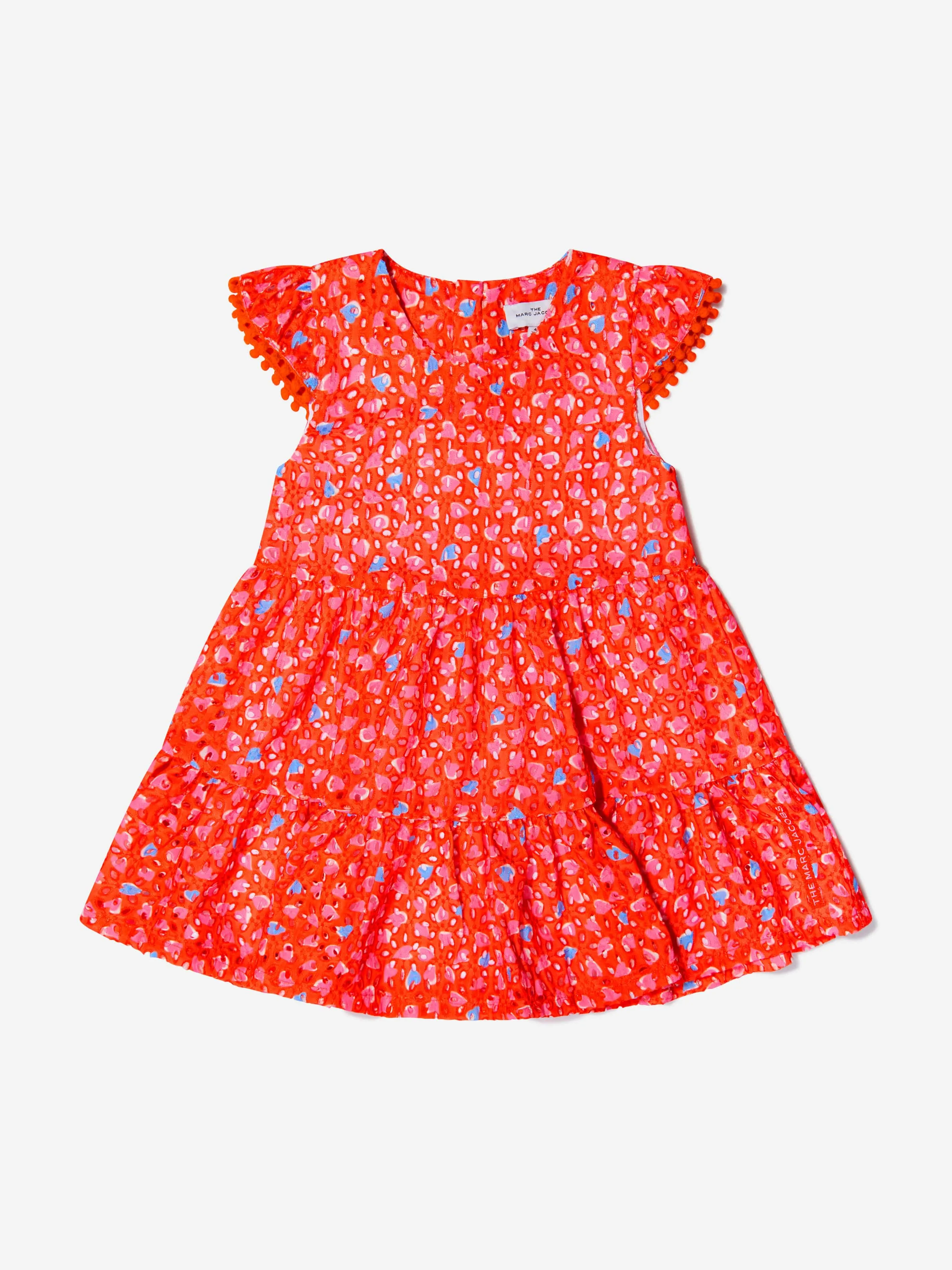 MARC JACOBS Girls Heart Print Flounce Dress