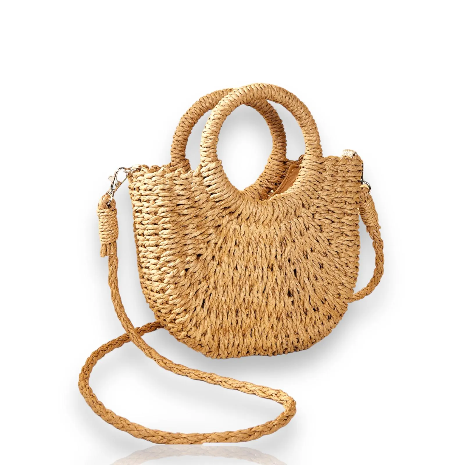 Maria Victoria | Palma Handheld | Upcycled, Handwoven, Green