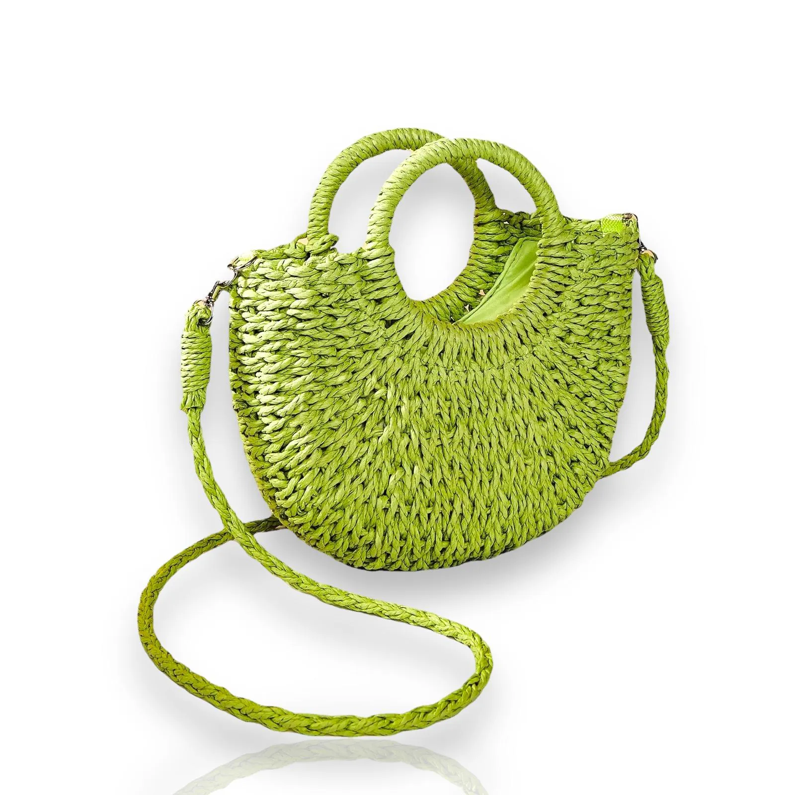 Maria Victoria | Palma Handheld | Upcycled, Handwoven, Green