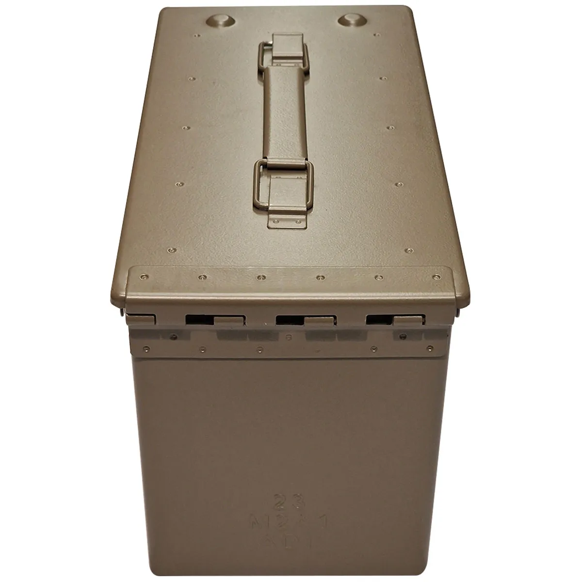 NATO M2A1 50 Cal Steel Ammo Box Desert Tan - New