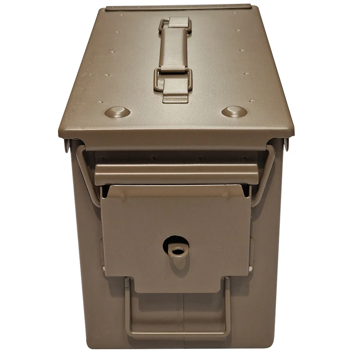 NATO M2A1 50 Cal Steel Ammo Box Desert Tan - New