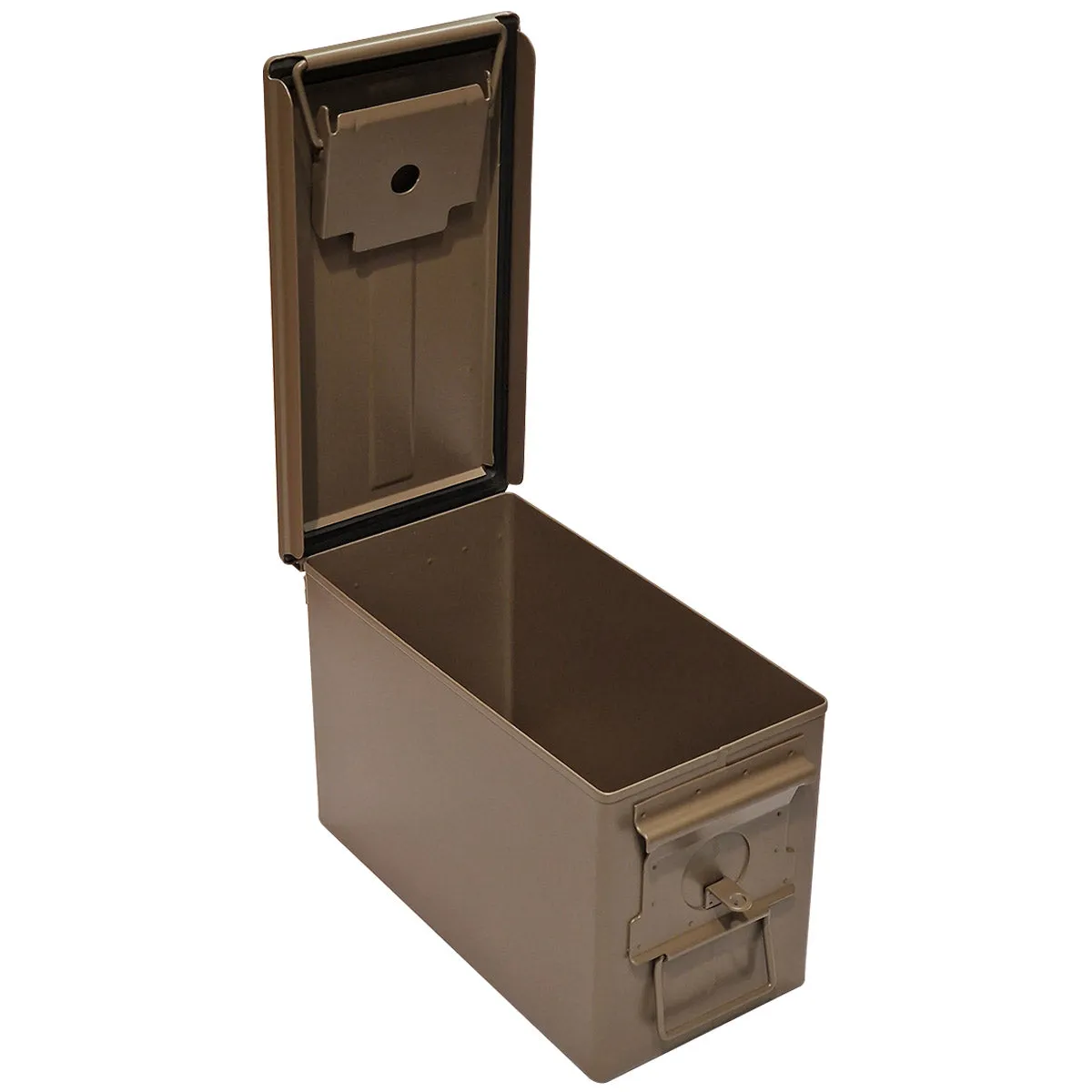 NATO M2A1 50 Cal Steel Ammo Box Desert Tan - New