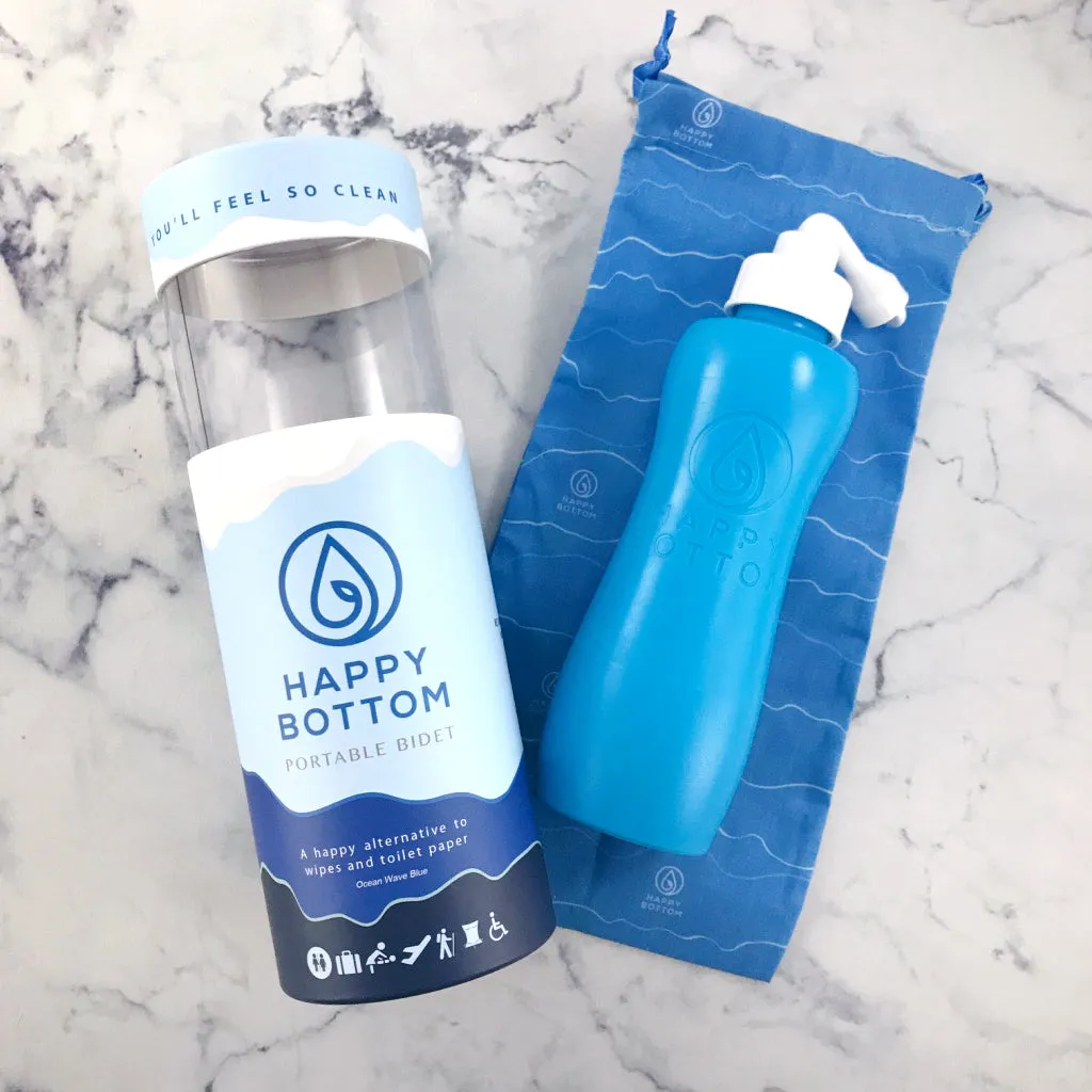 Ocean Wave Blue Happy Bottom Portable Bidet