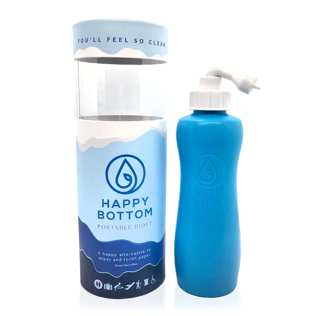 Ocean Wave Blue Happy Bottom Portable Bidet