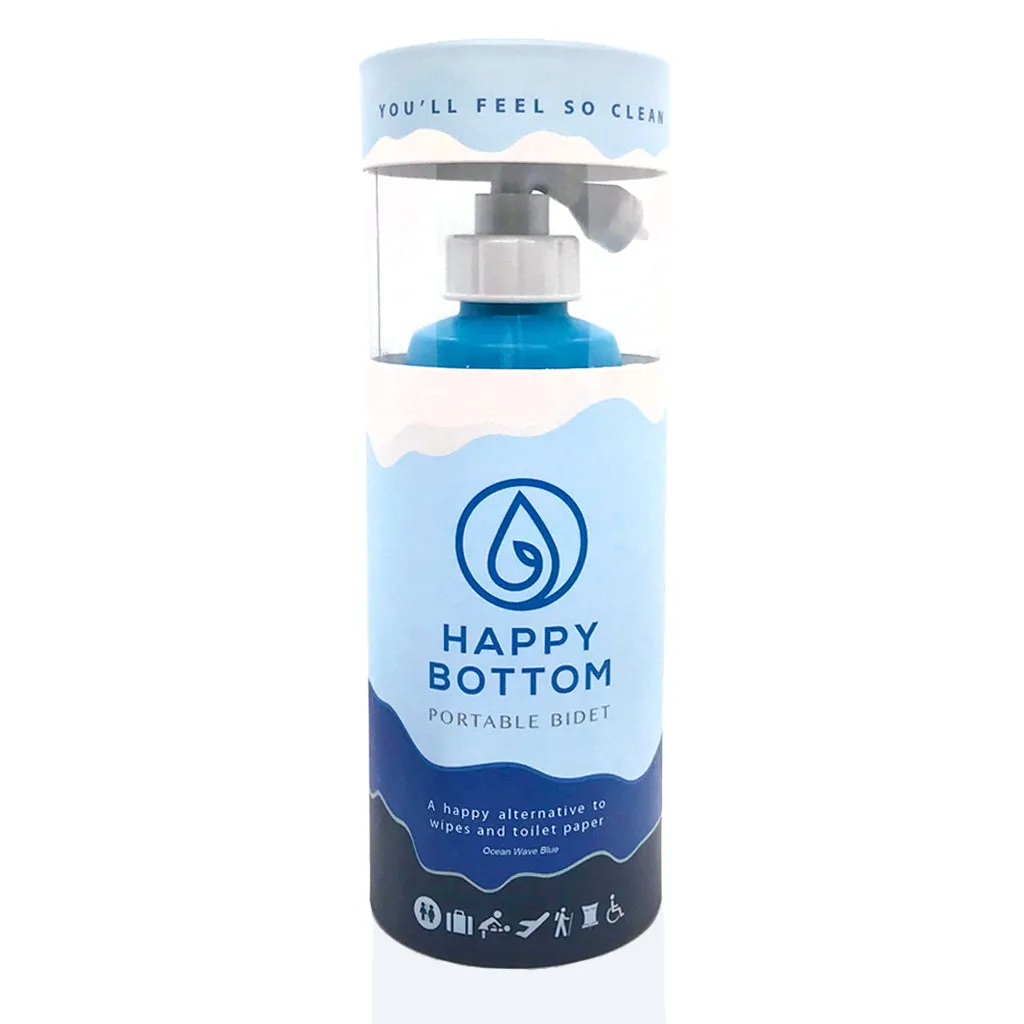 Ocean Wave Blue Happy Bottom Portable Bidet
