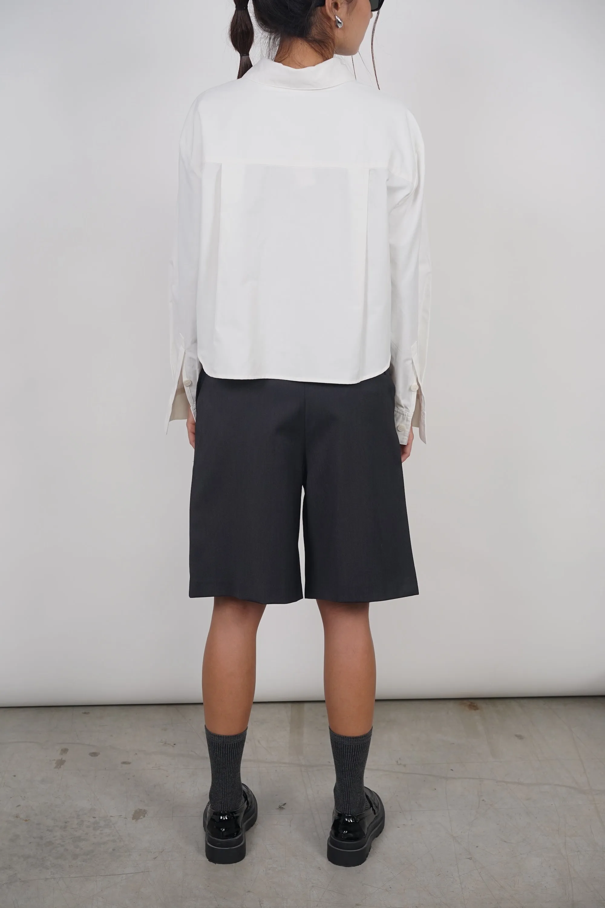 Oversized Button Down Shirt in White