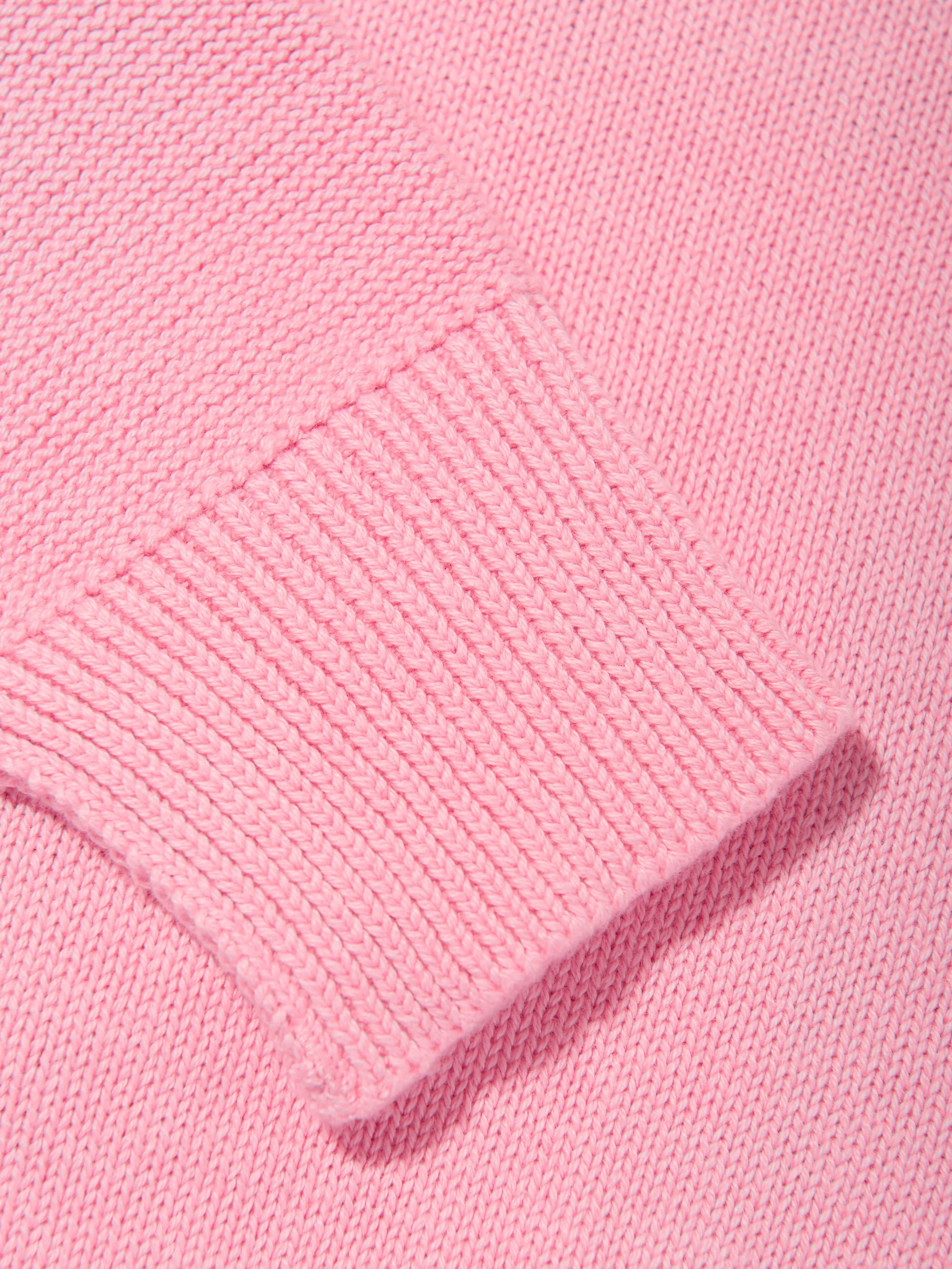 Palm Angels Girls Curved Logo Sweatshirt in Pink