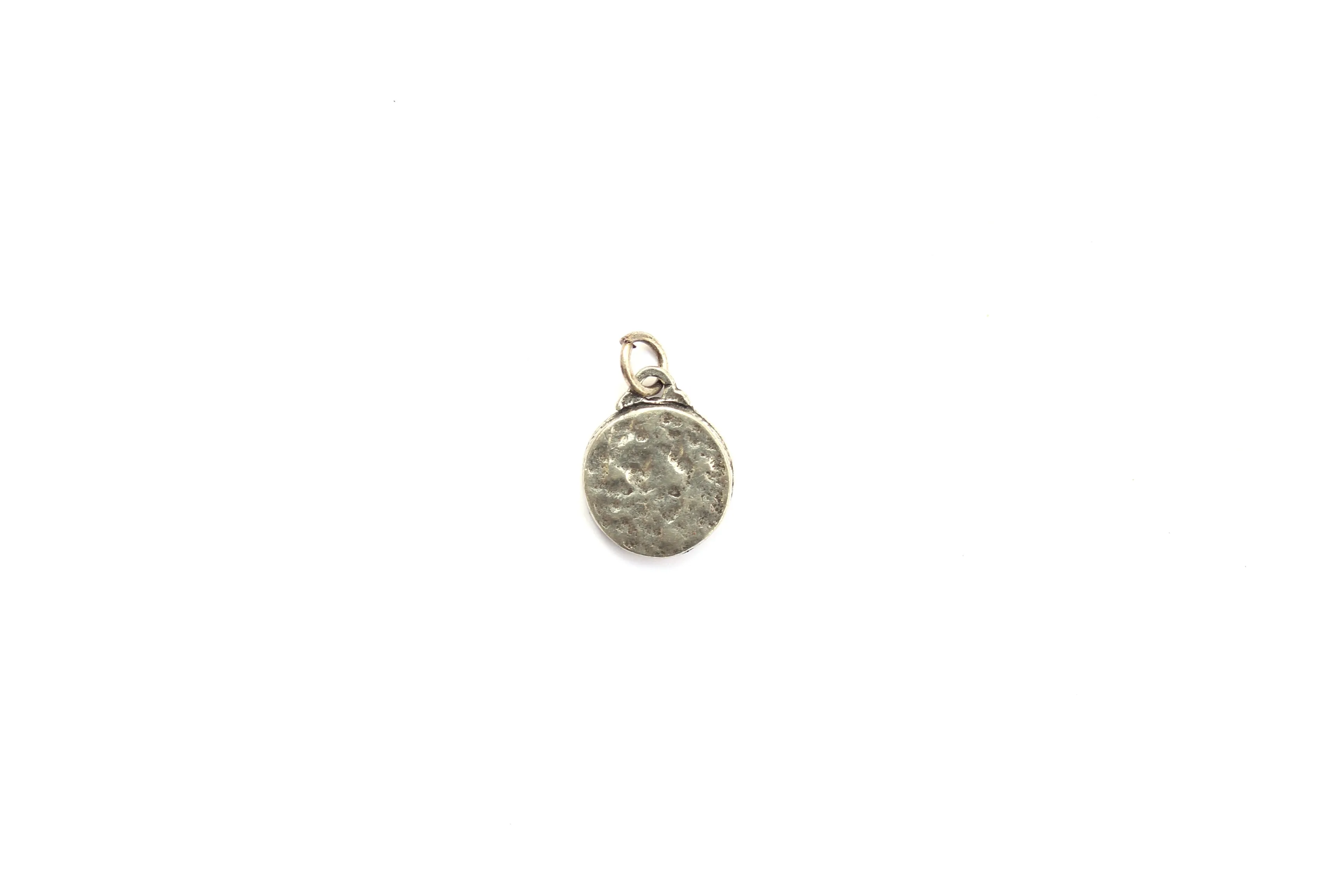 Petite Daisy Charm in Mixed Metal Britannium