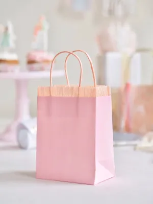 Pink Fringe Party Bags