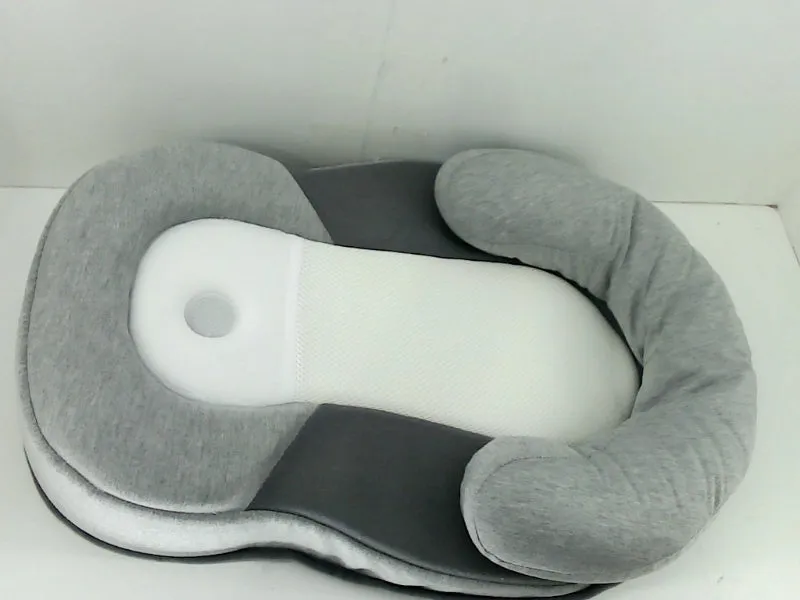Portable Baby Lounger White & Gray