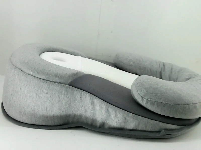 Portable Baby Lounger White & Gray