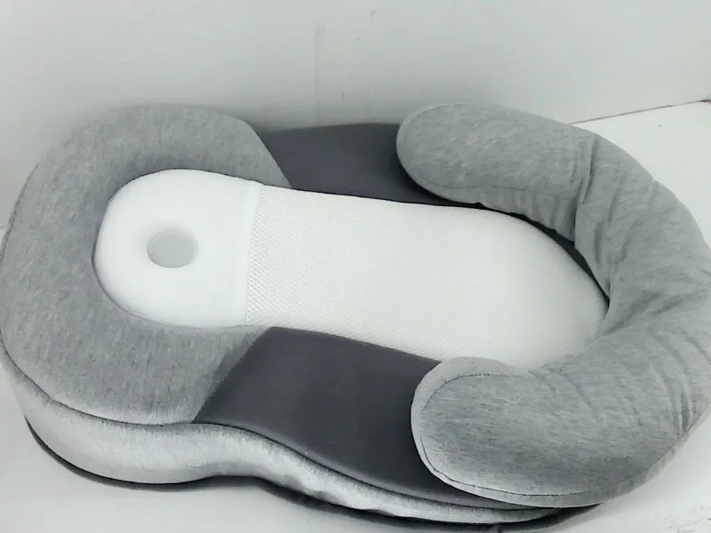 Portable Baby Lounger White & Gray