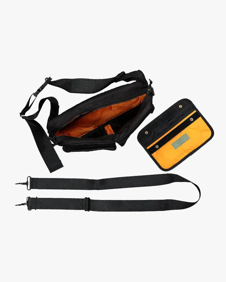 Porter-Yoshida & Co. Force 2-Way Waist Bag - Black