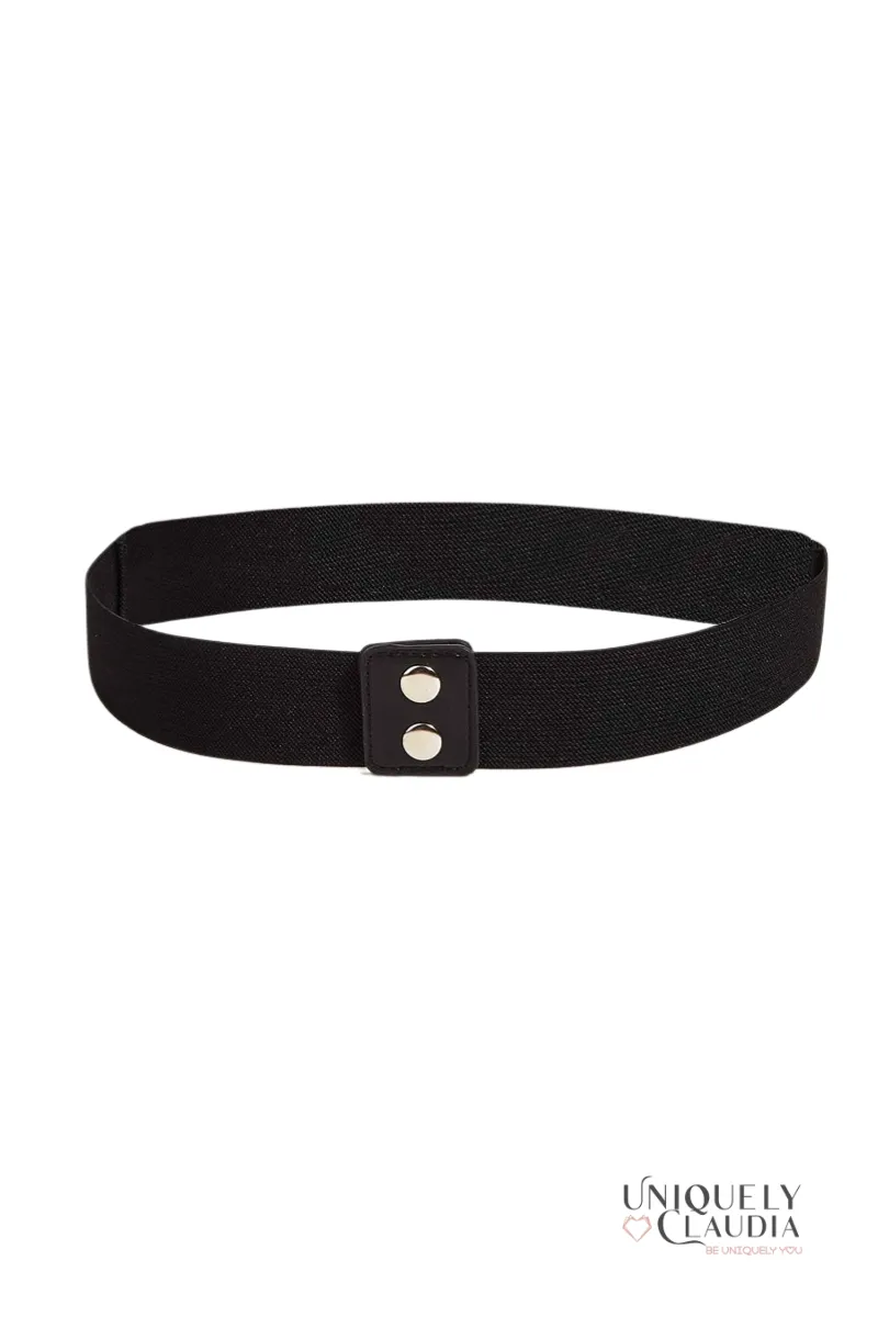 Rhinestone Elastic Fashion Belt