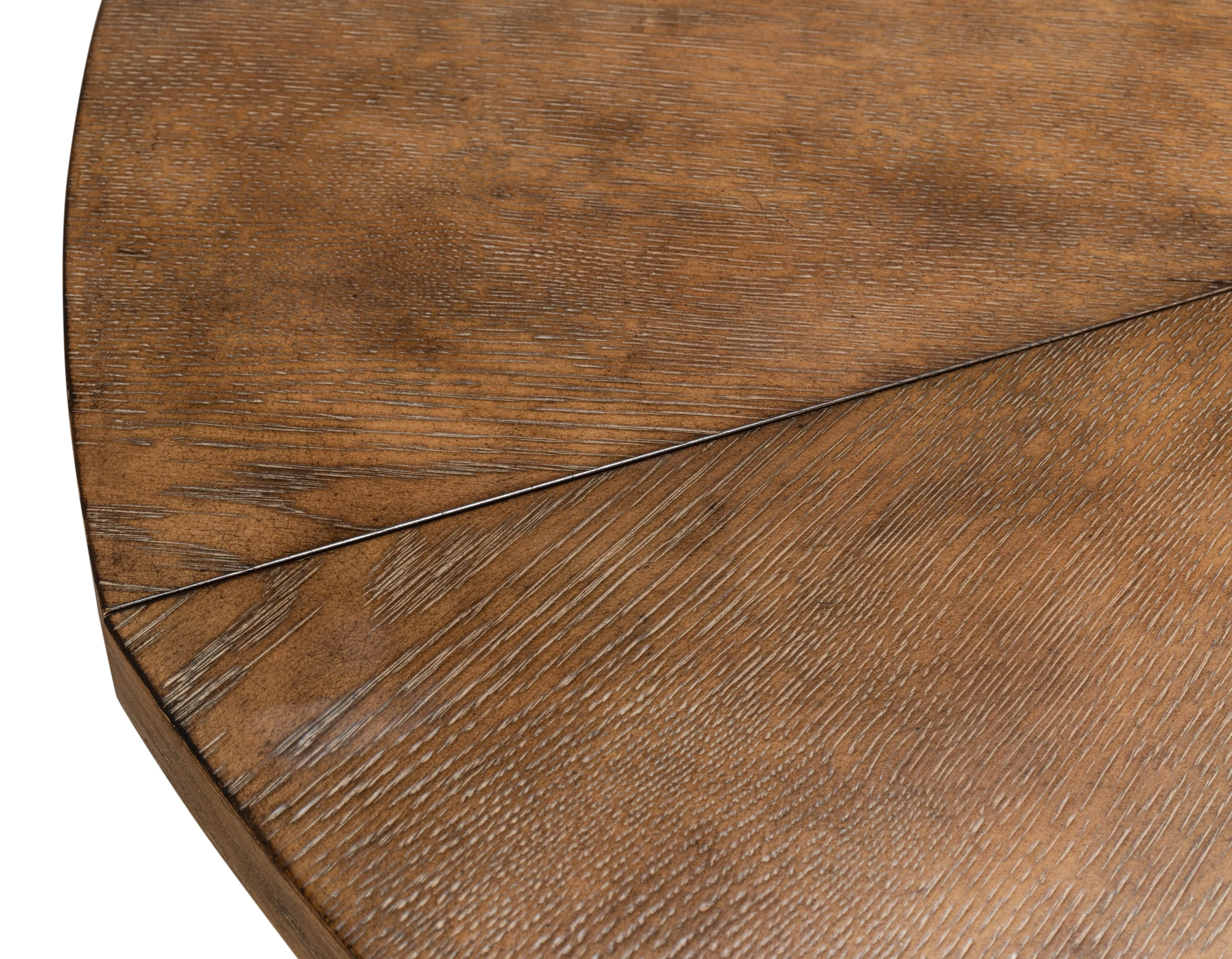 Sarreid - Tower Jupe Dining Table  Med Light Mink - Brown - Transitional