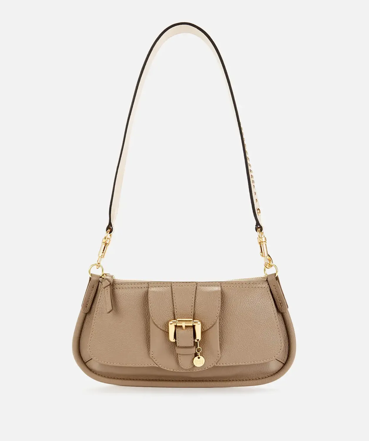 See by Chlo Brown Lesly Shoulder Bag - Motty Grey One Size