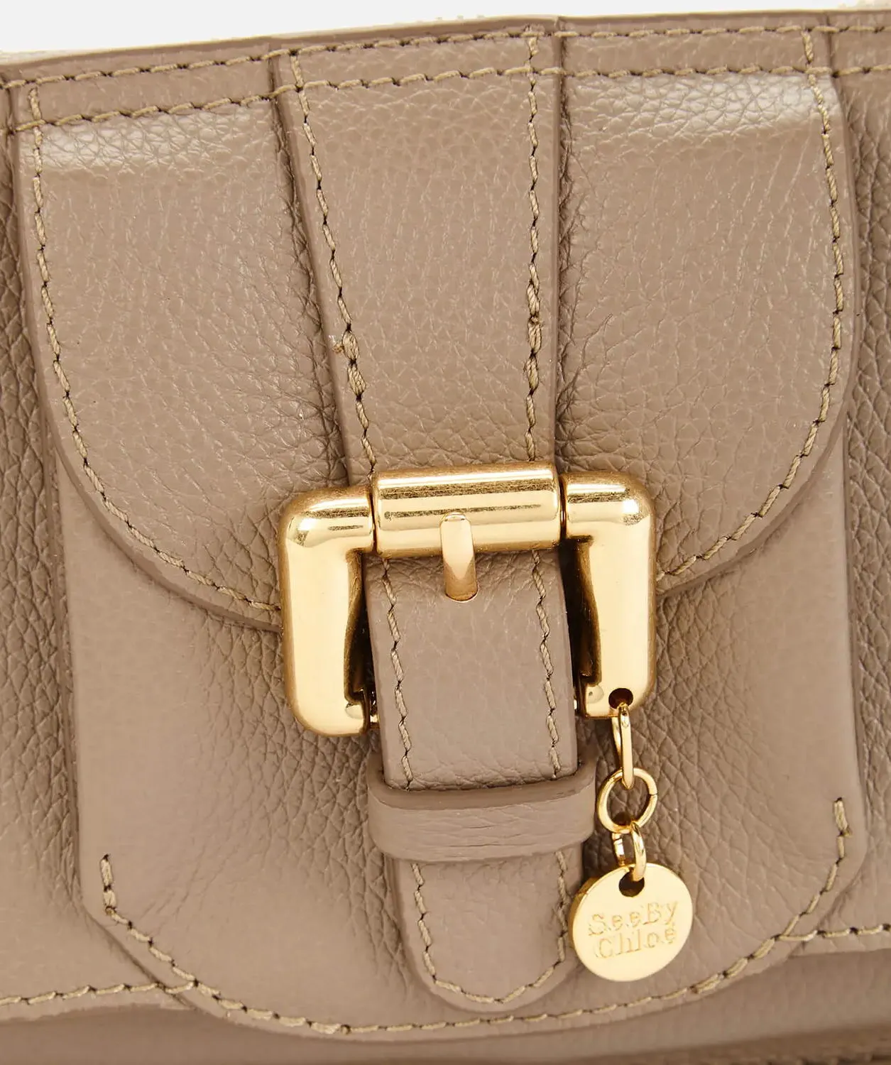 See by Chlo Brown Lesly Shoulder Bag - Motty Grey One Size