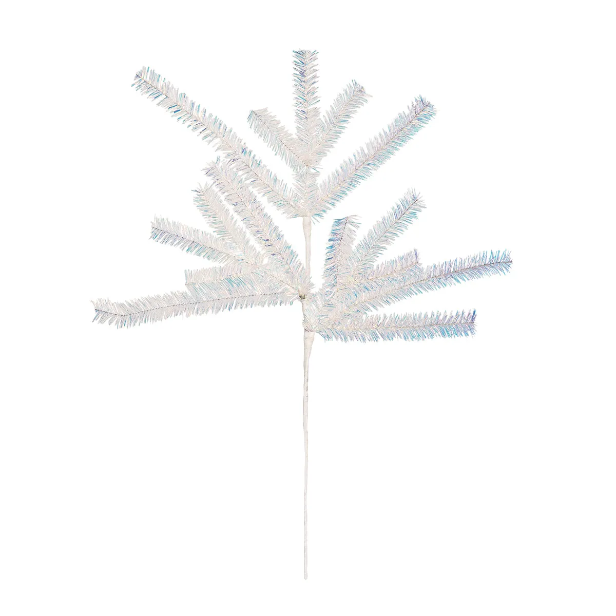 Shimmer White Tinsel Pick