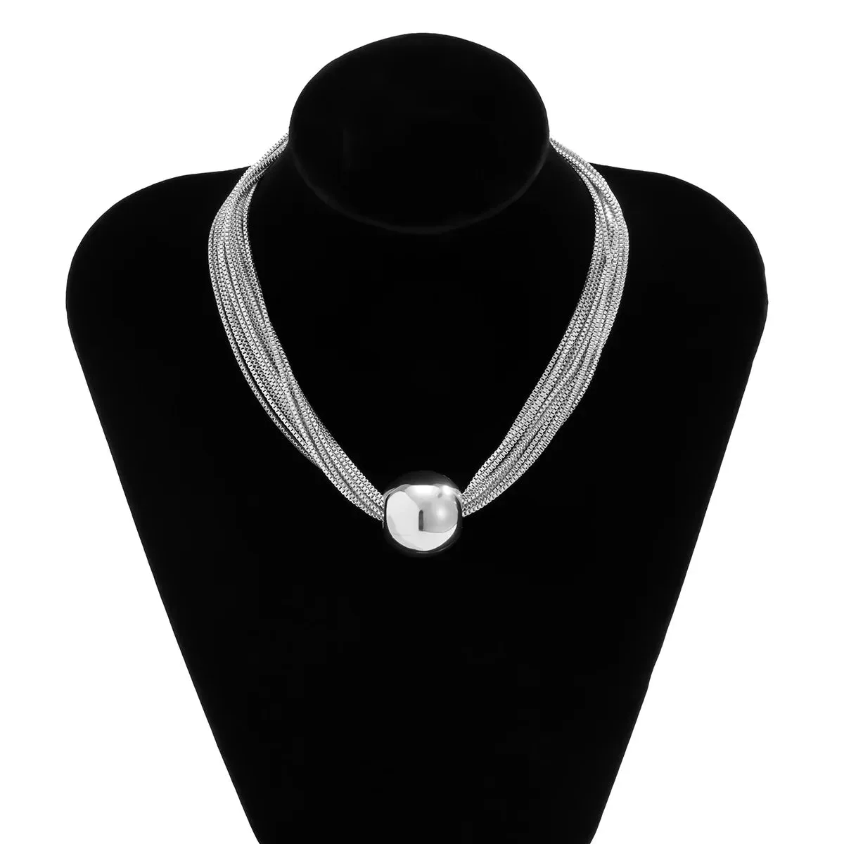 SHP Golden Elegant Chunky Chain & Ball