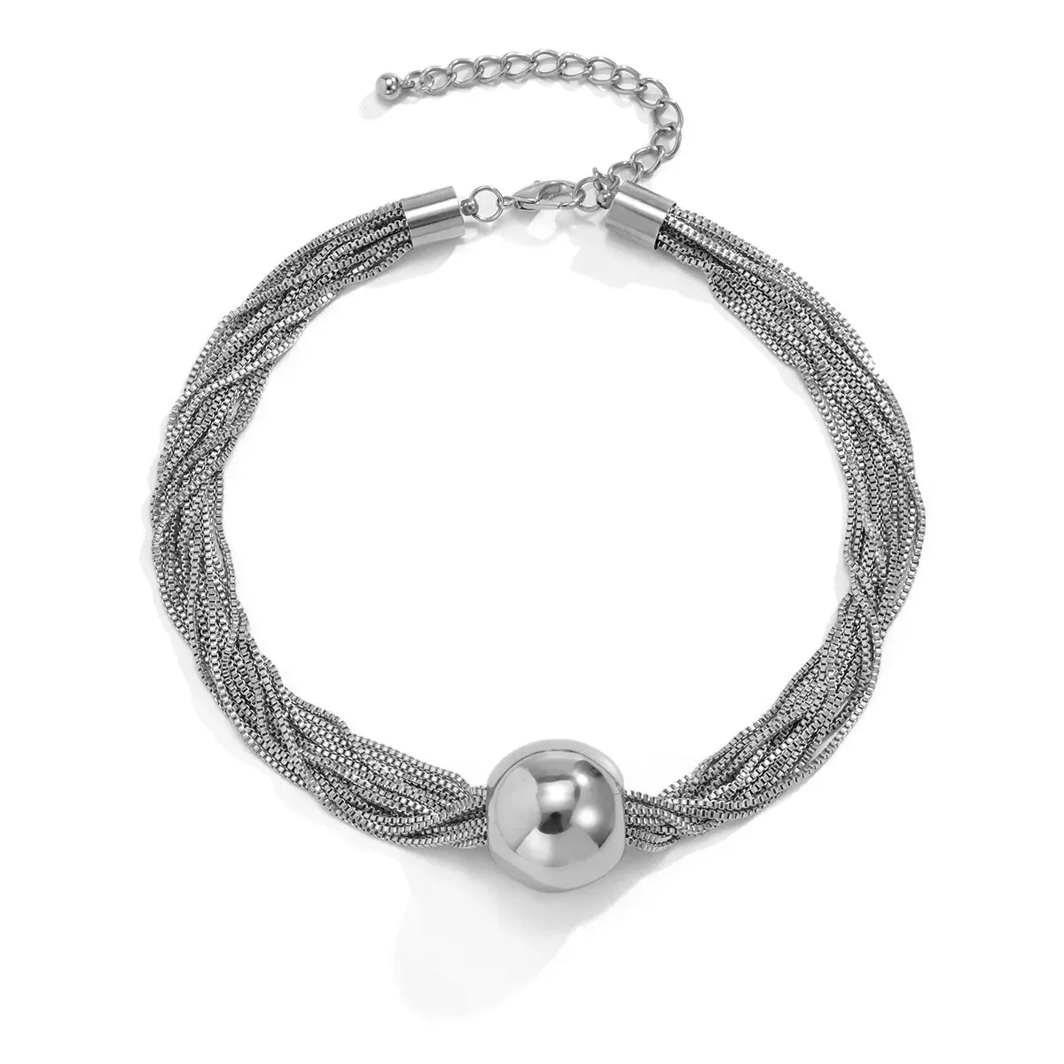 SHP Golden Elegant Chunky Chain & Ball