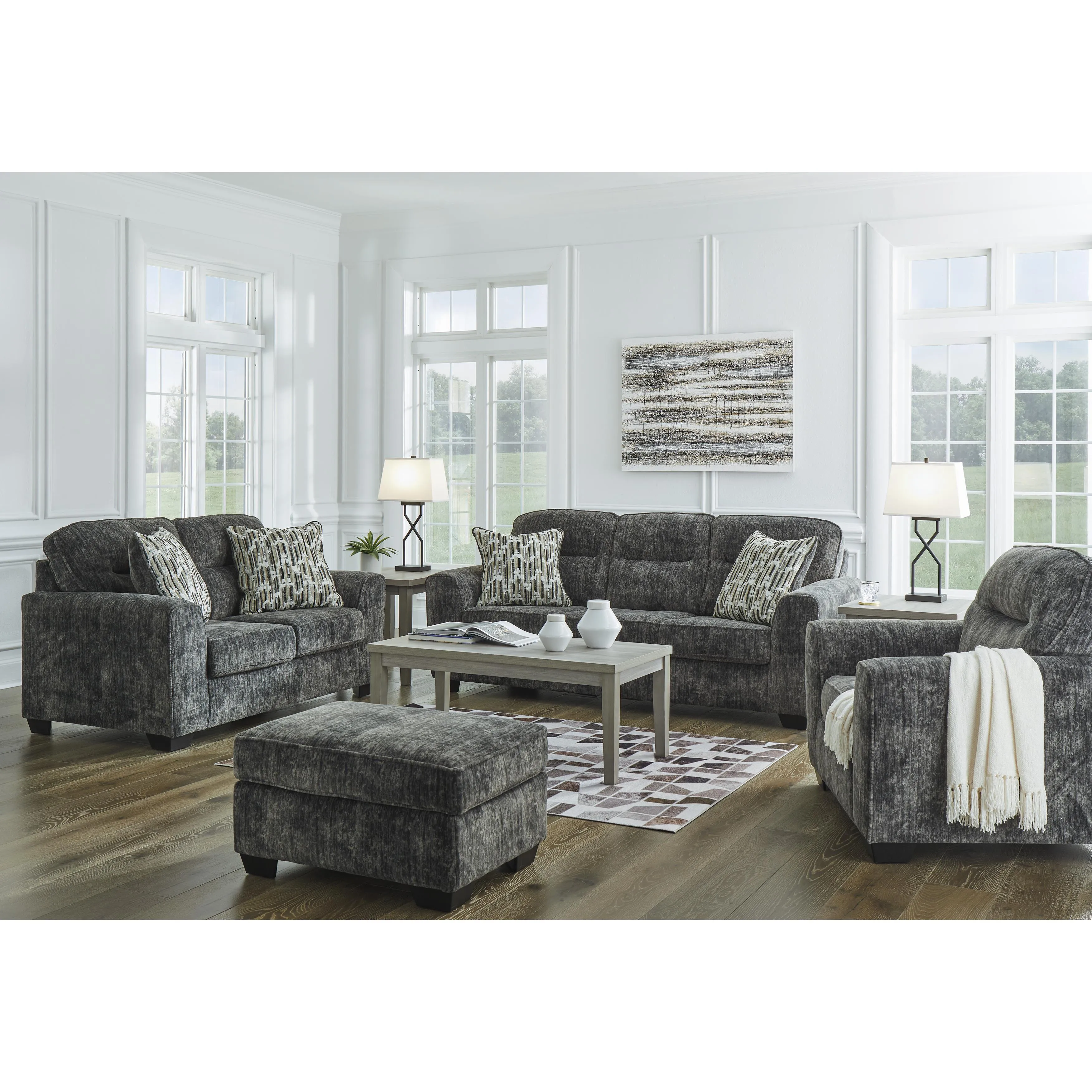 Signature Design by Ashley Lonoke Stationary Fabric Chair 5050423