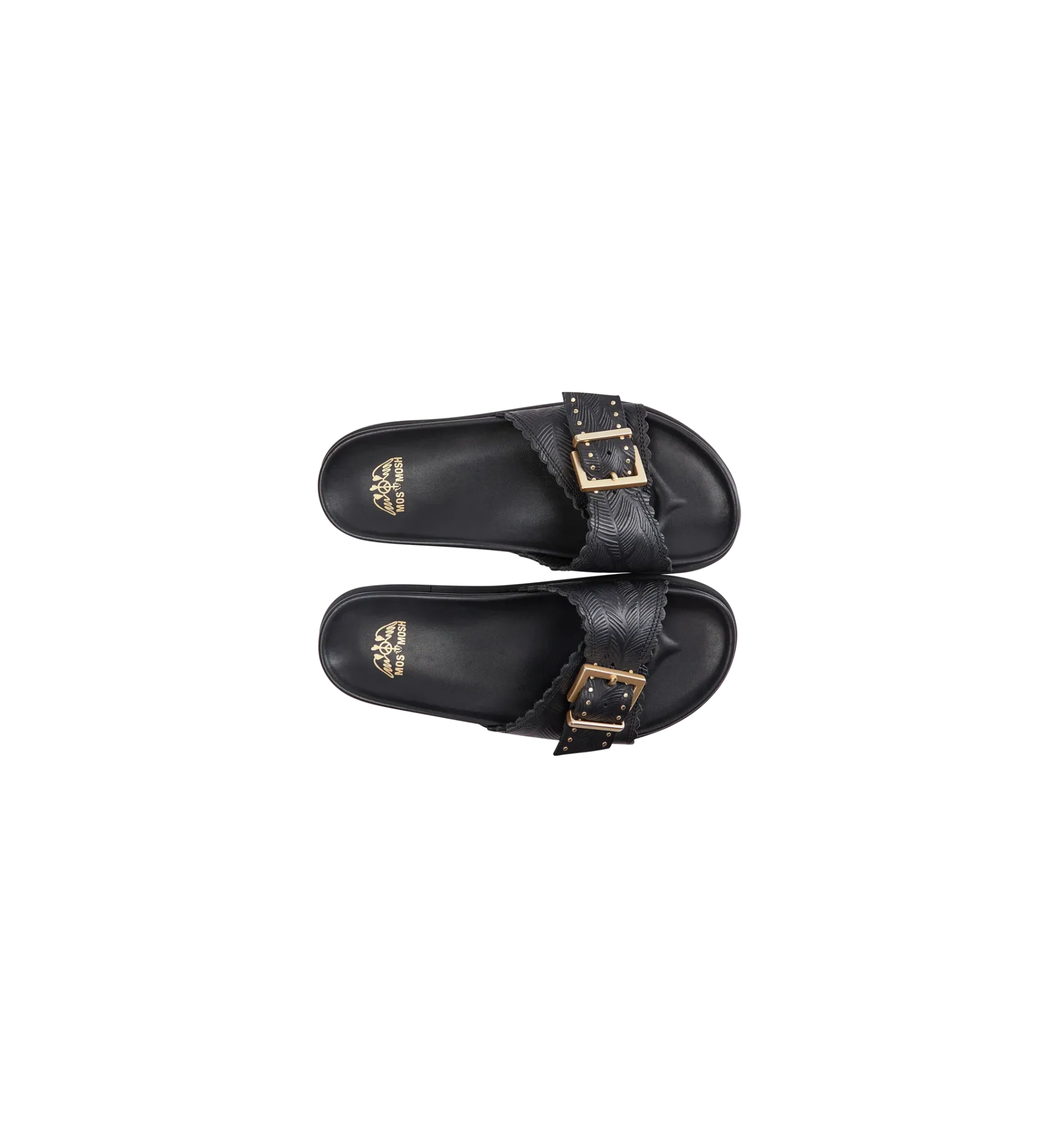 St Tropez Leather Sandal | Black
