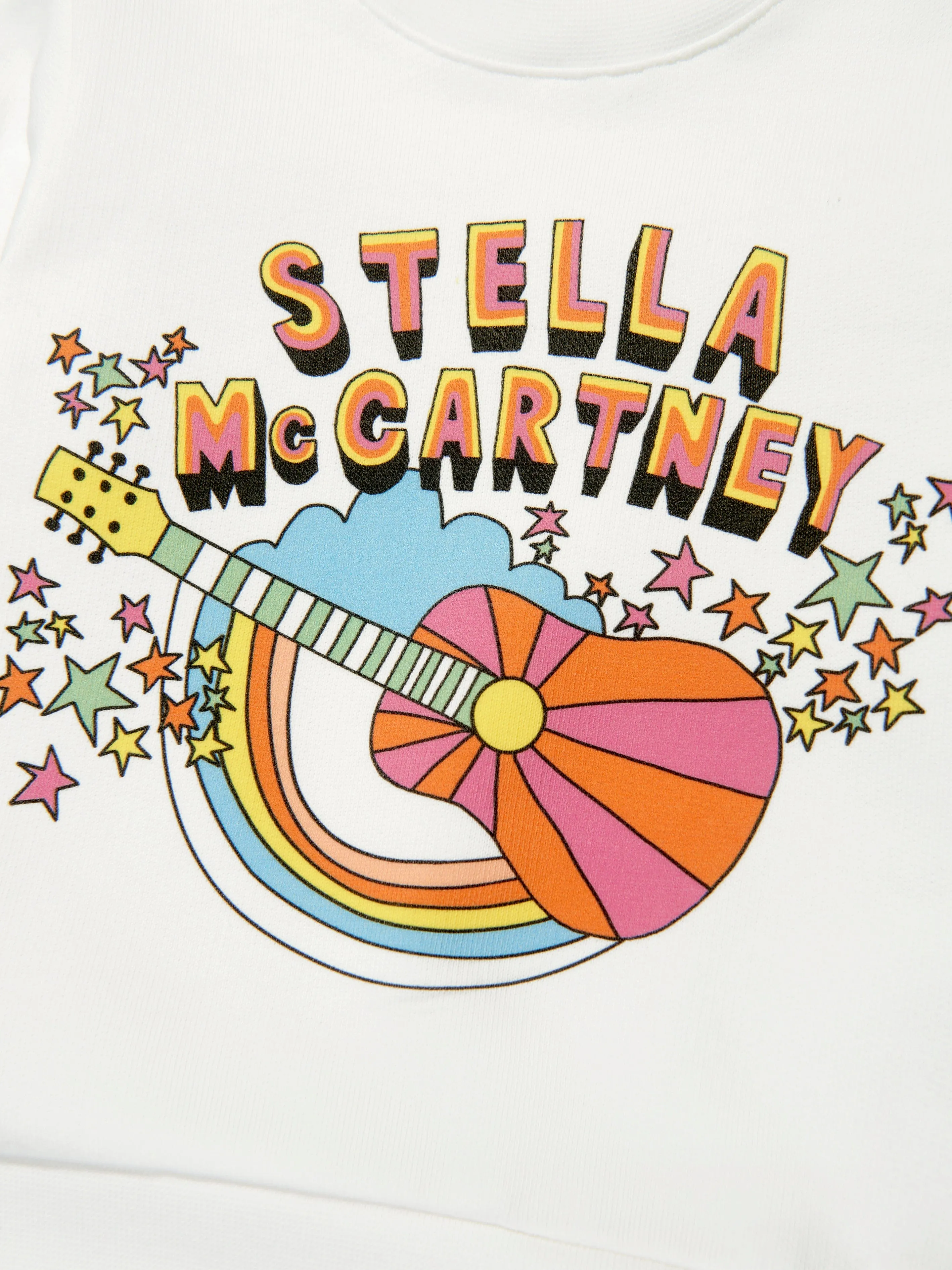 Stella McCartney Baby Girls Logo Sweatshirt in Ivory