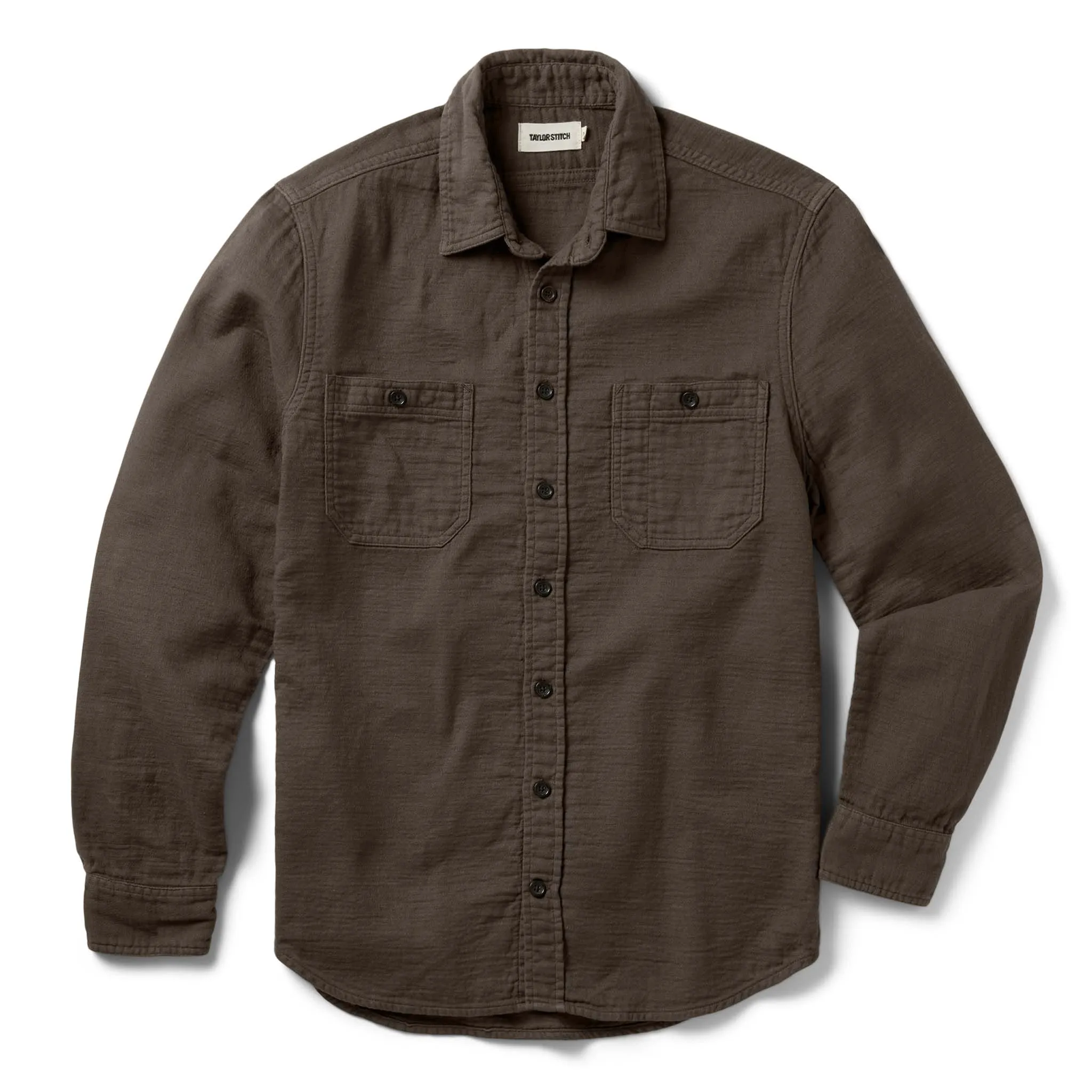 The Utility Shirt in Walnut Double Cloth